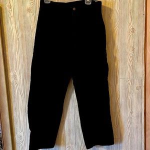 Mens wrangler cargo pants 34x32 black